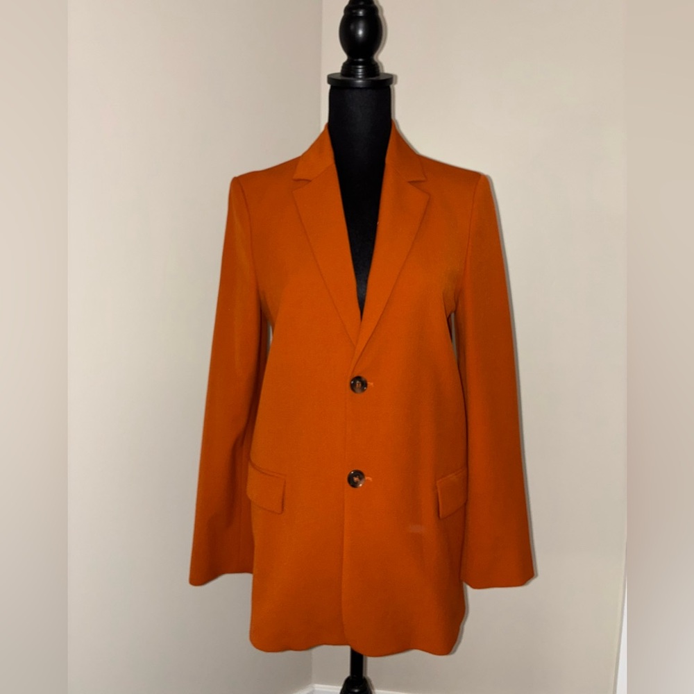 Zara Orange Blazer